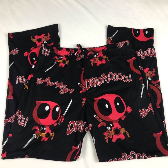 Marvel Other - Men NWOT Marvel DEADPOOL Pajama Pants Wade Wilson